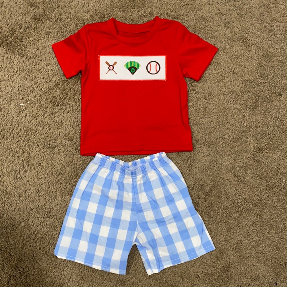 Boys boutique baseball set